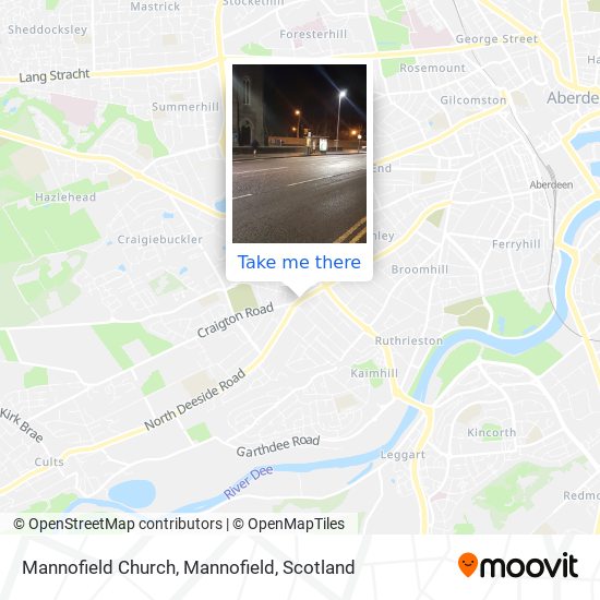 Mannofield Church, Mannofield map