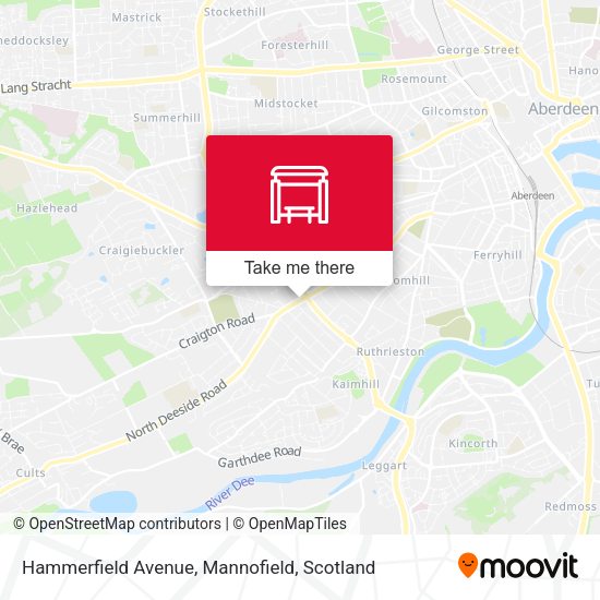 Hammerfield Avenue, Mannofield map