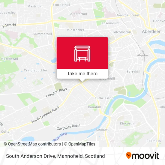 South Anderson Drive, Mannofield map