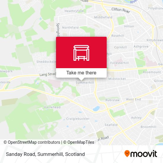 Sanday Road, Summerhill map