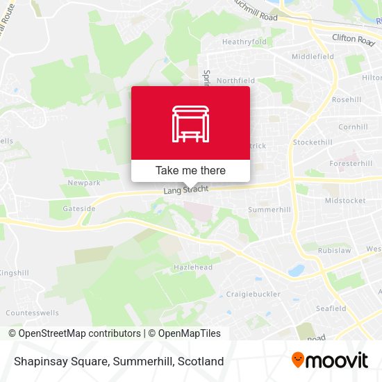 Shapinsay Square, Summerhill map