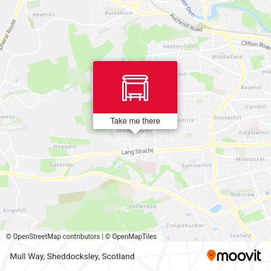 Mull Way, Sheddocksley map