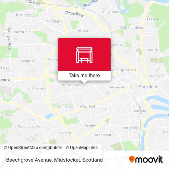 Beechgrove Avenue, Midstocket map
