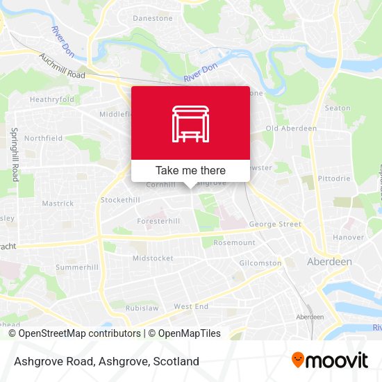 Ashgrove Road, Ashgrove map