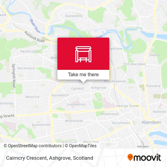 Cairncry Crescent, Ashgrove map