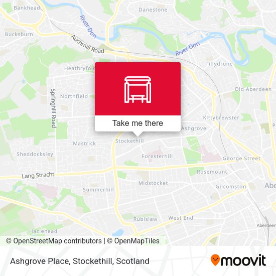 Ashgrove Place, Stockethill map