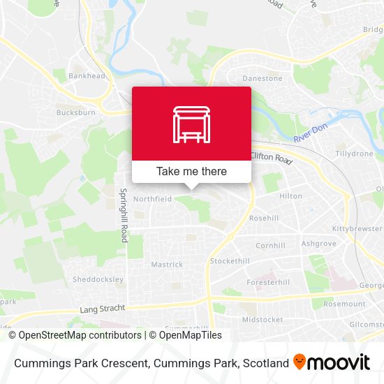 Cummings Park Crescent, Cummings Park map