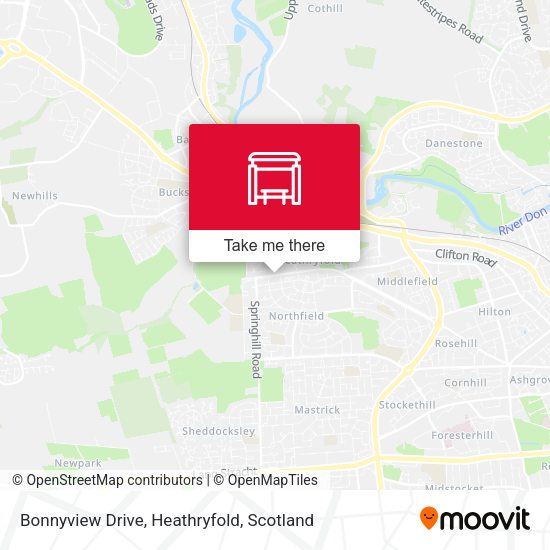 Bonnyview Drive, Heathryfold map