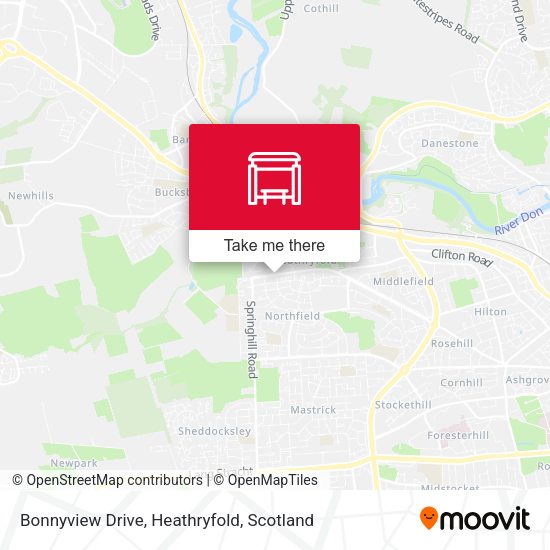 Bonnyview Drive, Heathryfold map
