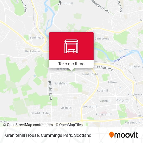 Granitehill House, Cummings Park map
