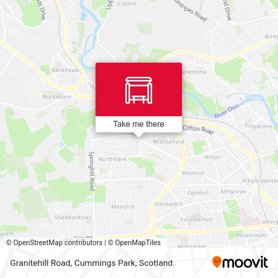 Granitehill Road, Cummings Park map