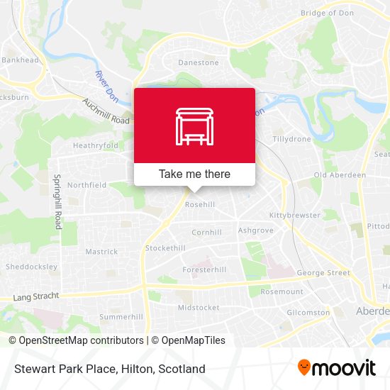 Stewart Park Place, Hilton map