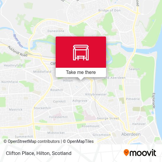 Clifton Place, Hilton map
