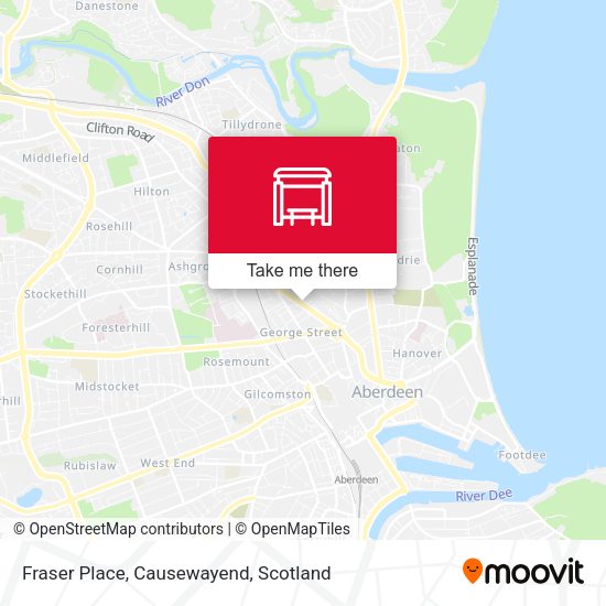 Fraser Place, Causewayend map