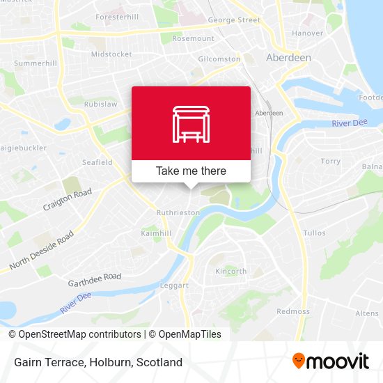 Gairn Terrace, Holburn map