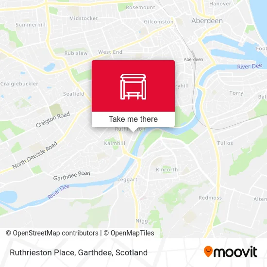 Ruthrieston Place, Garthdee map