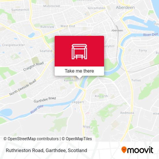 Ruthrieston Road, Garthdee map