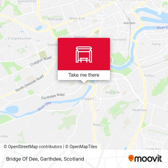 Bridge Of Dee, Garthdee map