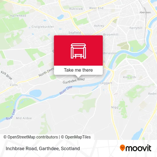 Inchbrae Road, Garthdee map