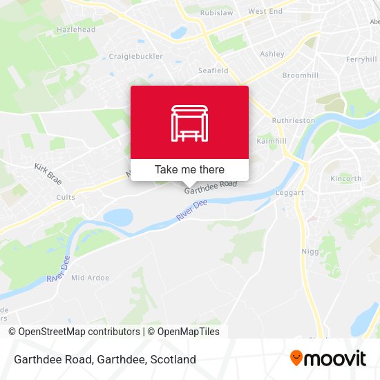 Garthdee Road, Garthdee map
