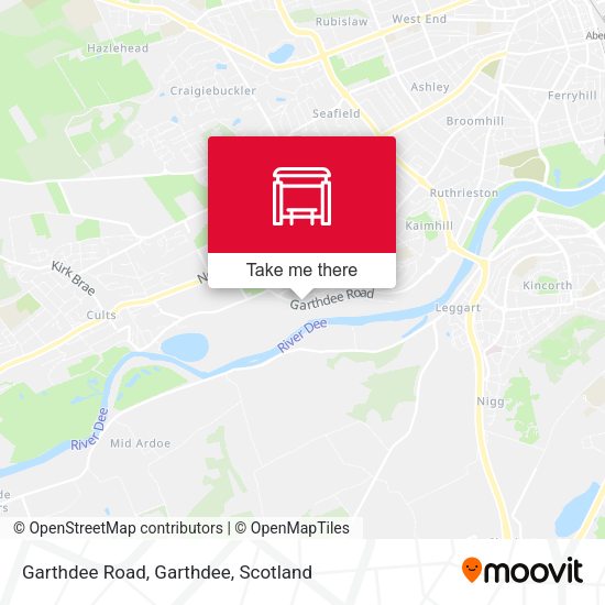 Garthdee Road, Garthdee map