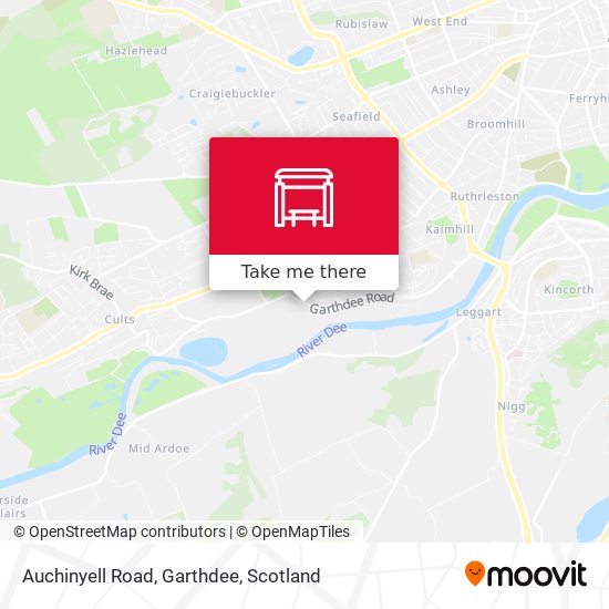 Auchinyell Road, Garthdee map