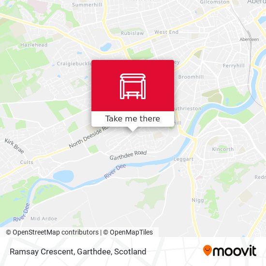 Ramsay Crescent, Garthdee map