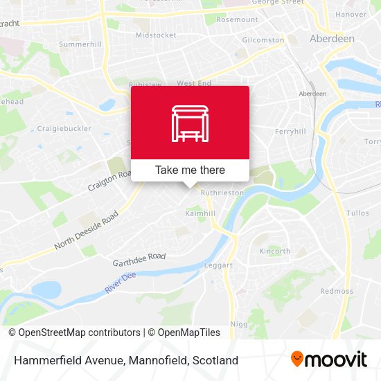 Hammerfield Avenue, Mannofield map