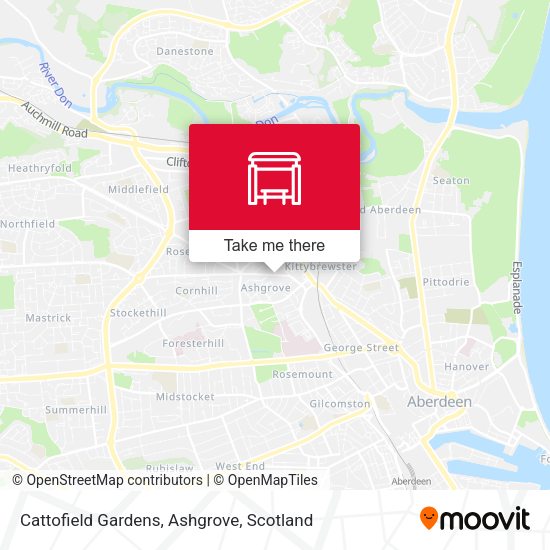 Cattofield Gardens, Ashgrove map
