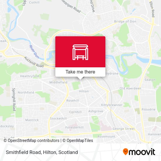 Smithfield Road, Hilton map