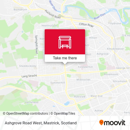 Ashgrove Road West, Mastrick map