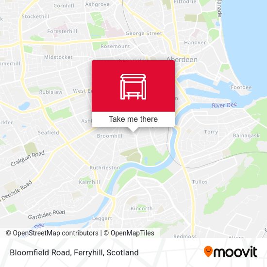 Bloomfield Road, Ferryhill map