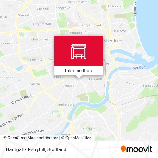 Hardgate, Ferryhill map
