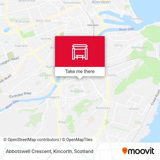 Abbotswell Crescent, Kincorth map