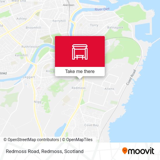 Redmoss Road, Redmoss map