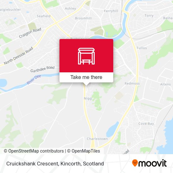 Cruickshank Crescent, Kincorth map