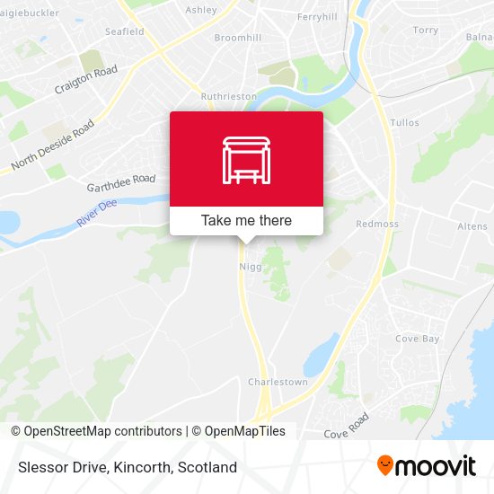 Slessor Drive, Kincorth map