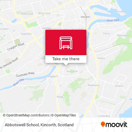 Abbotswell School, Kincorth map