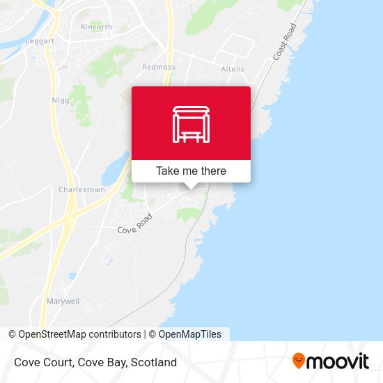 Cove Court, Cove Bay map