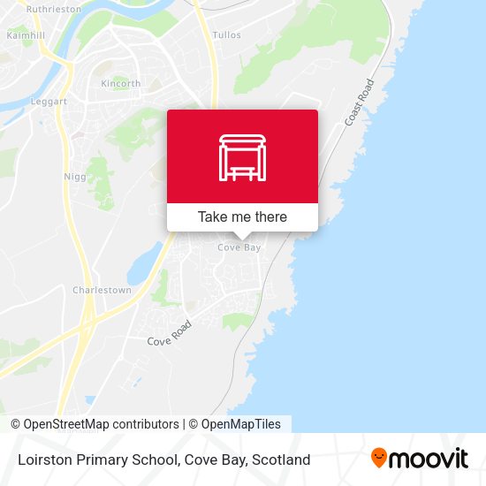Loirston Primary School, Cove Bay map