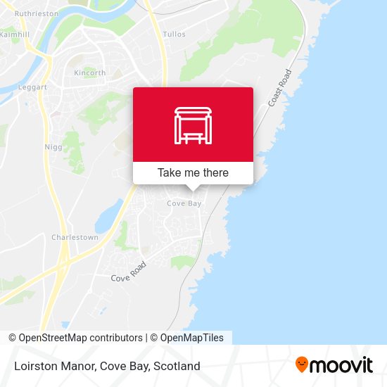 Loirston Manor, Cove Bay map