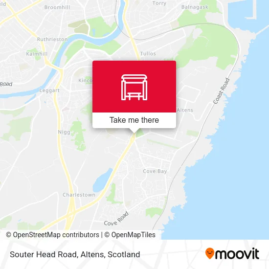 Souter Head Road, Altens map