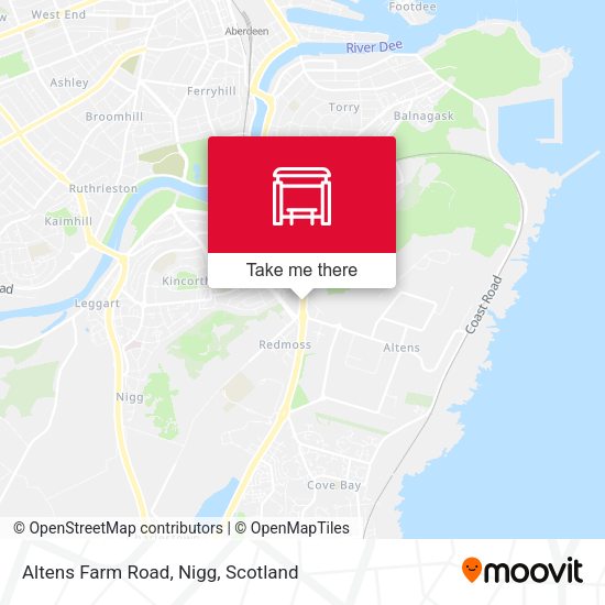 Altens Farm Road, Nigg map