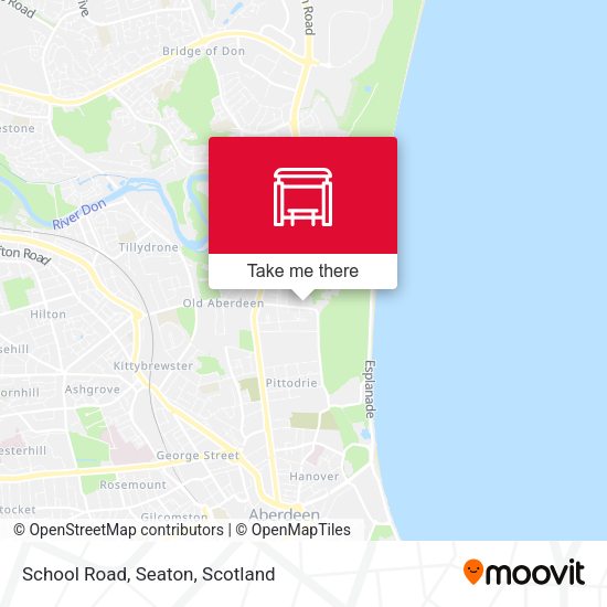 School Road, Seaton map