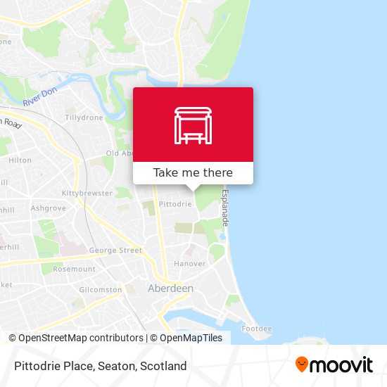 Pittodrie Place, Seaton map