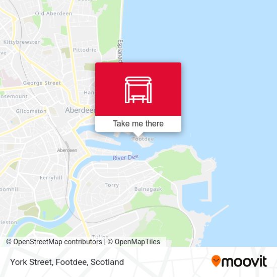 York Street, Footdee map