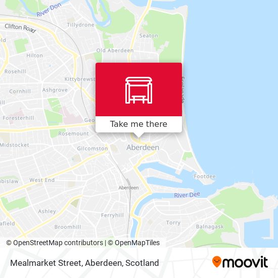 Mealmarket Street, Aberdeen map