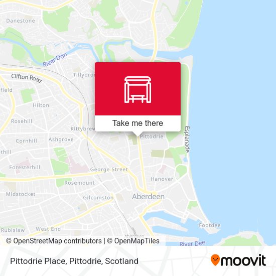 Pittodrie Place, Pittodrie map
