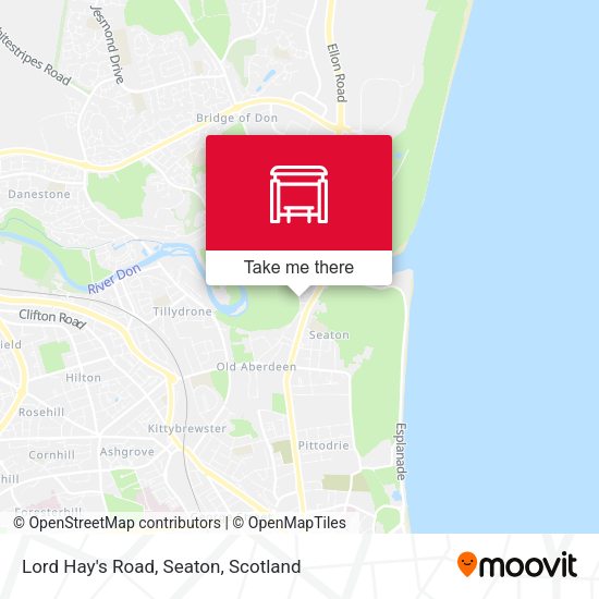 Lord Hay's Road, Seaton map
