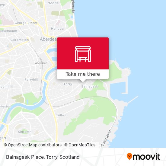 Balnagask Place, Torry map